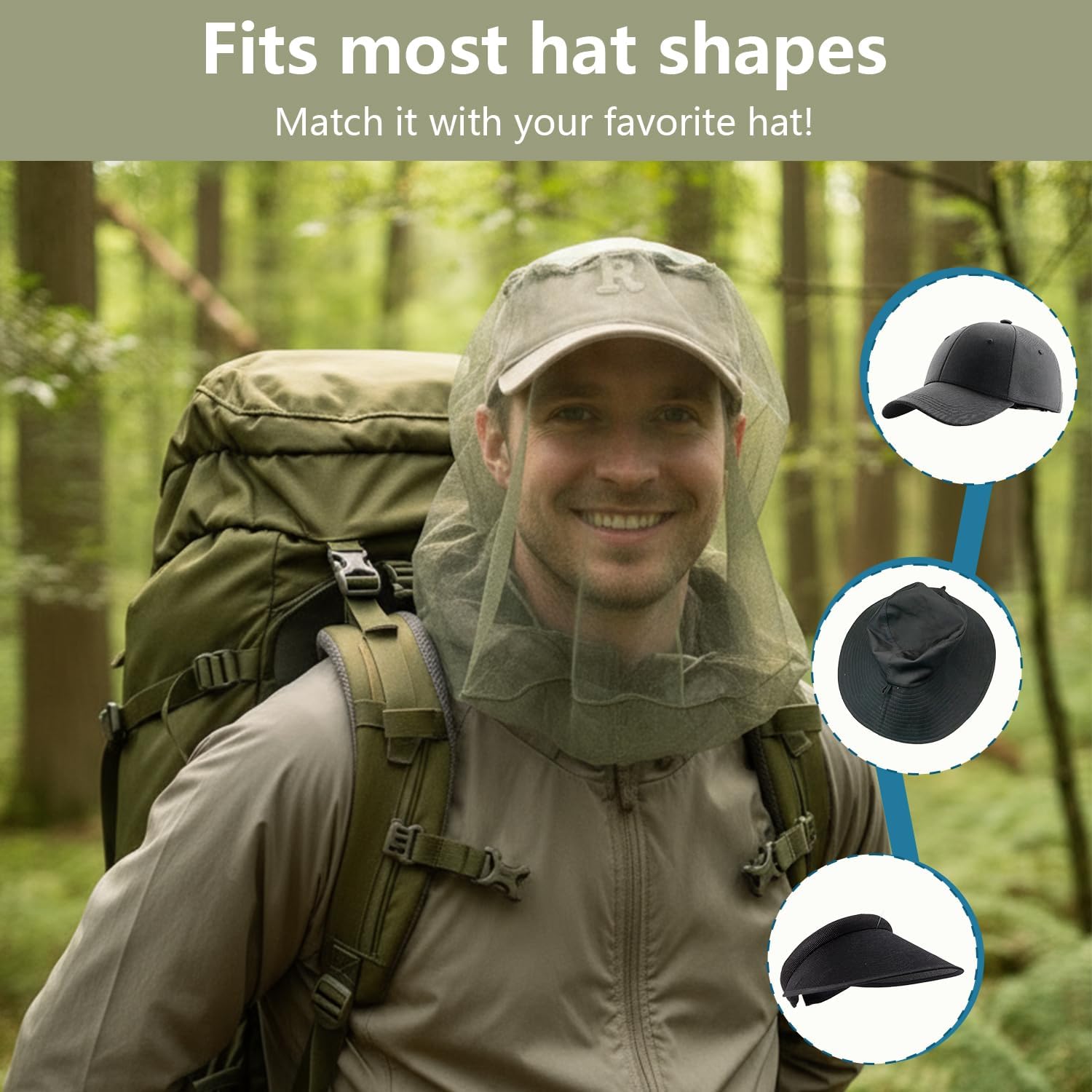 Fishing Sun Mosquito Hat Breat - đánh giá và giá Fishing Hat