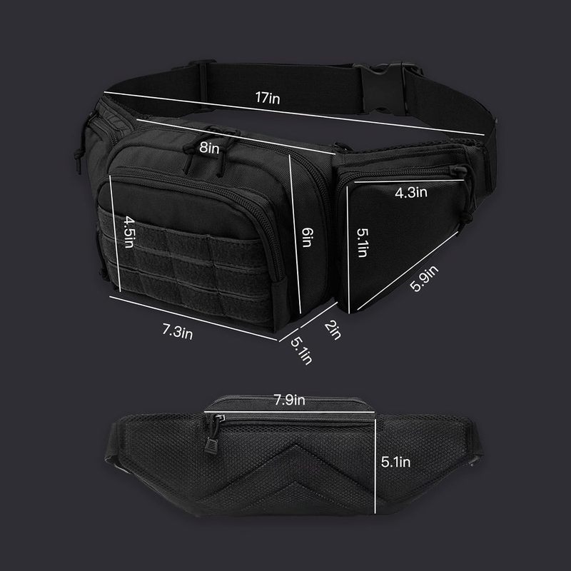 600D Oxford Multi-Pocket Waist - đánh giá và giá Fishing Belt
