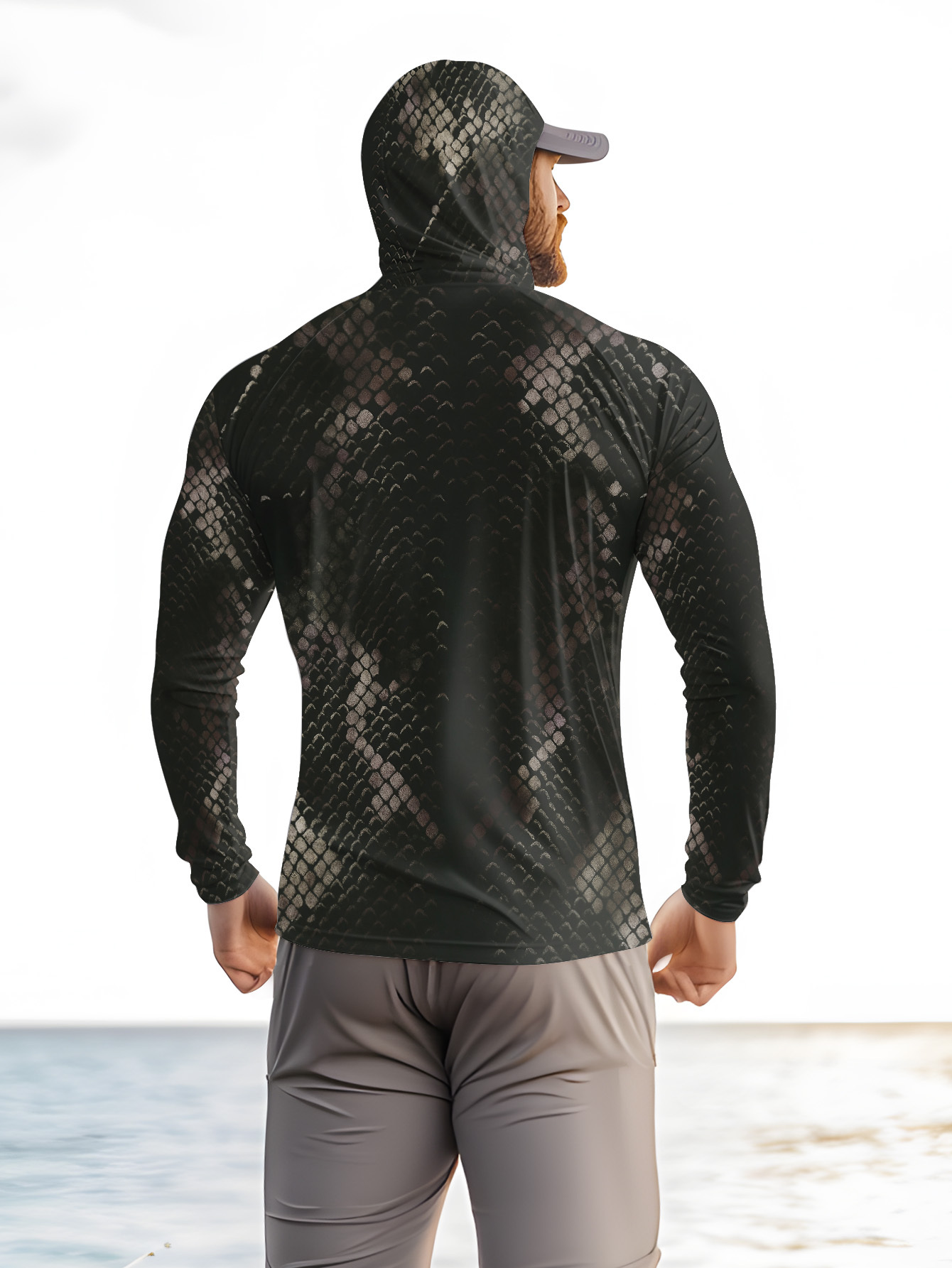 Men's Fishing Hooded Long-Slee - đánh giá và giá Fishing Shirt Uv Protection