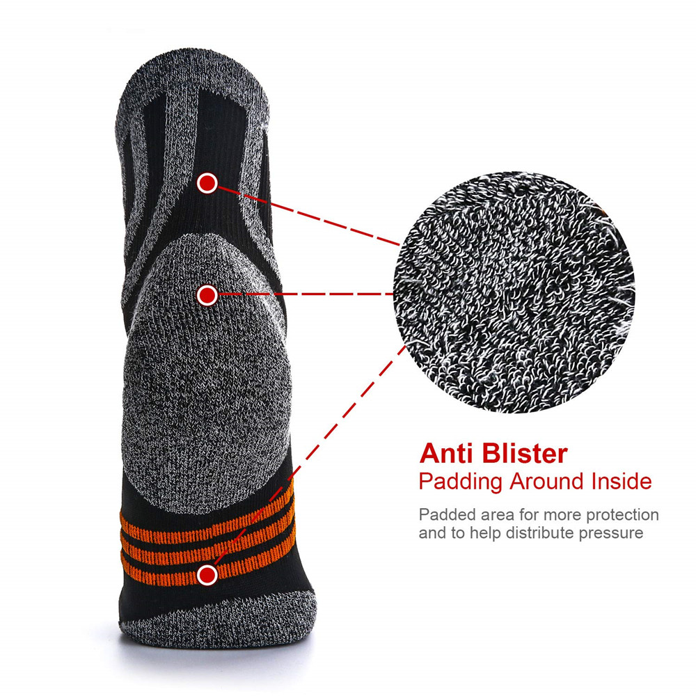 5 Pairs Socks Men Anti Blister - đánh giá và giá Fishing Socks